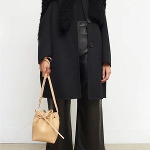 MANSUR GAVRIEL Patent Leather Mini Mini Bucket Bag